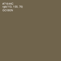 #71644C - Go Ben Color Image